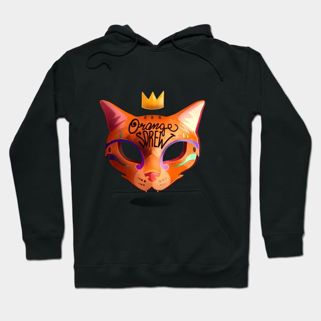 Orange Sdrew - logo brand, tribe mask Hoodie by OrangeSdrew